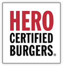 Hero Certified Burgers logo